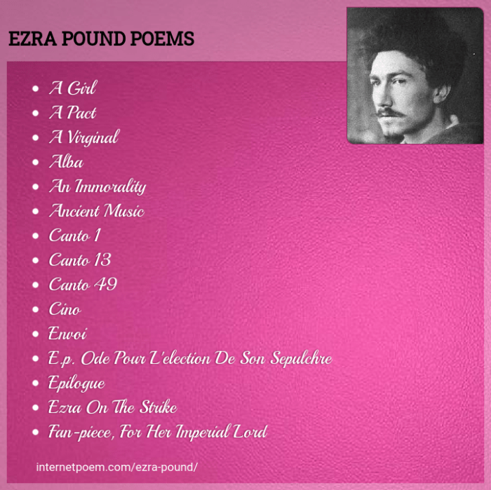 A pact ezra pound analysis