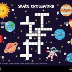 Model of the solar system crossword