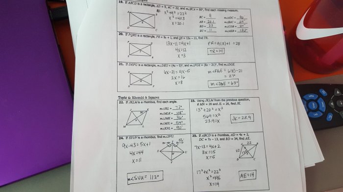 Unit 7 polygons and quadrilaterals homework 1