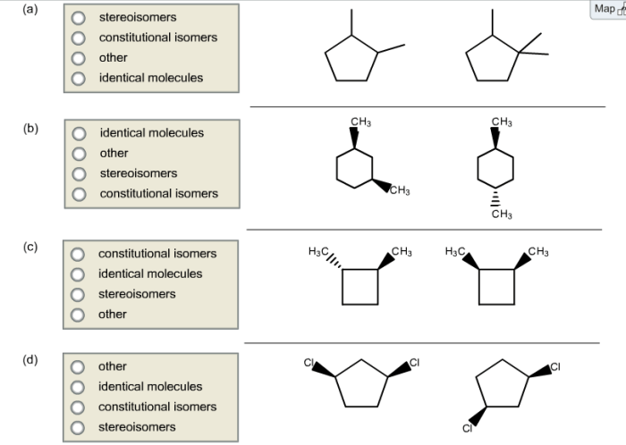 Which pair of the following compounds are constitutional isomers