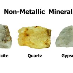 Nonmetallic minerals like halite and gypsum have no industrial uses